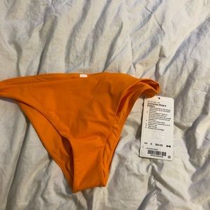 Lululemon orange swim bikini bottoms new